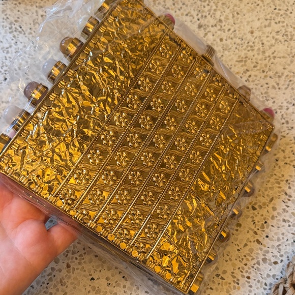 Prestige Gold and Multicolor Clutch